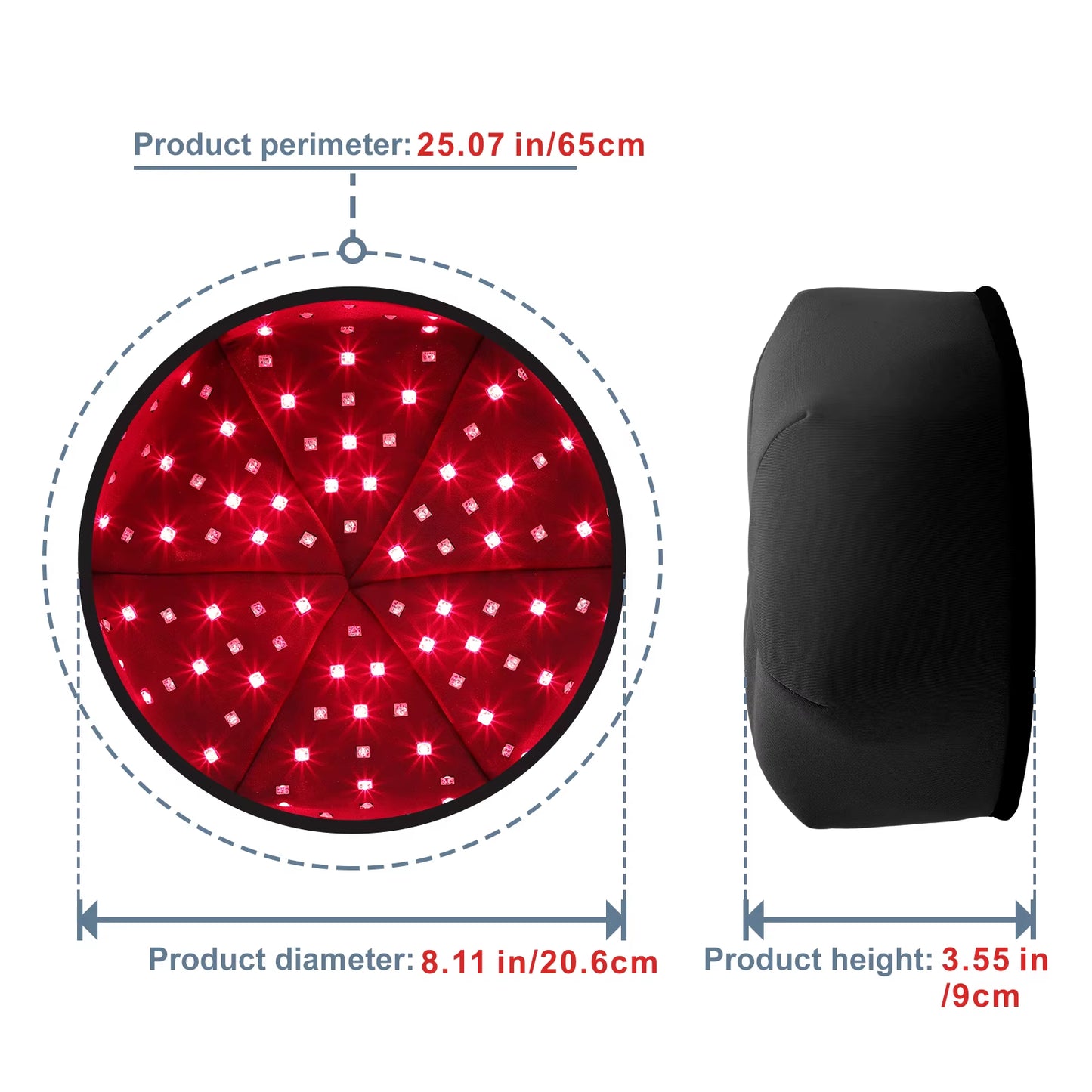 Revitalize Your Hair with the Red Light Therapy Hat - Near Infrared LED Treatment Cap for Hair Growth, Scalp Relaxation, and Loss Prevention